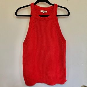 Madewell sweater halter top
